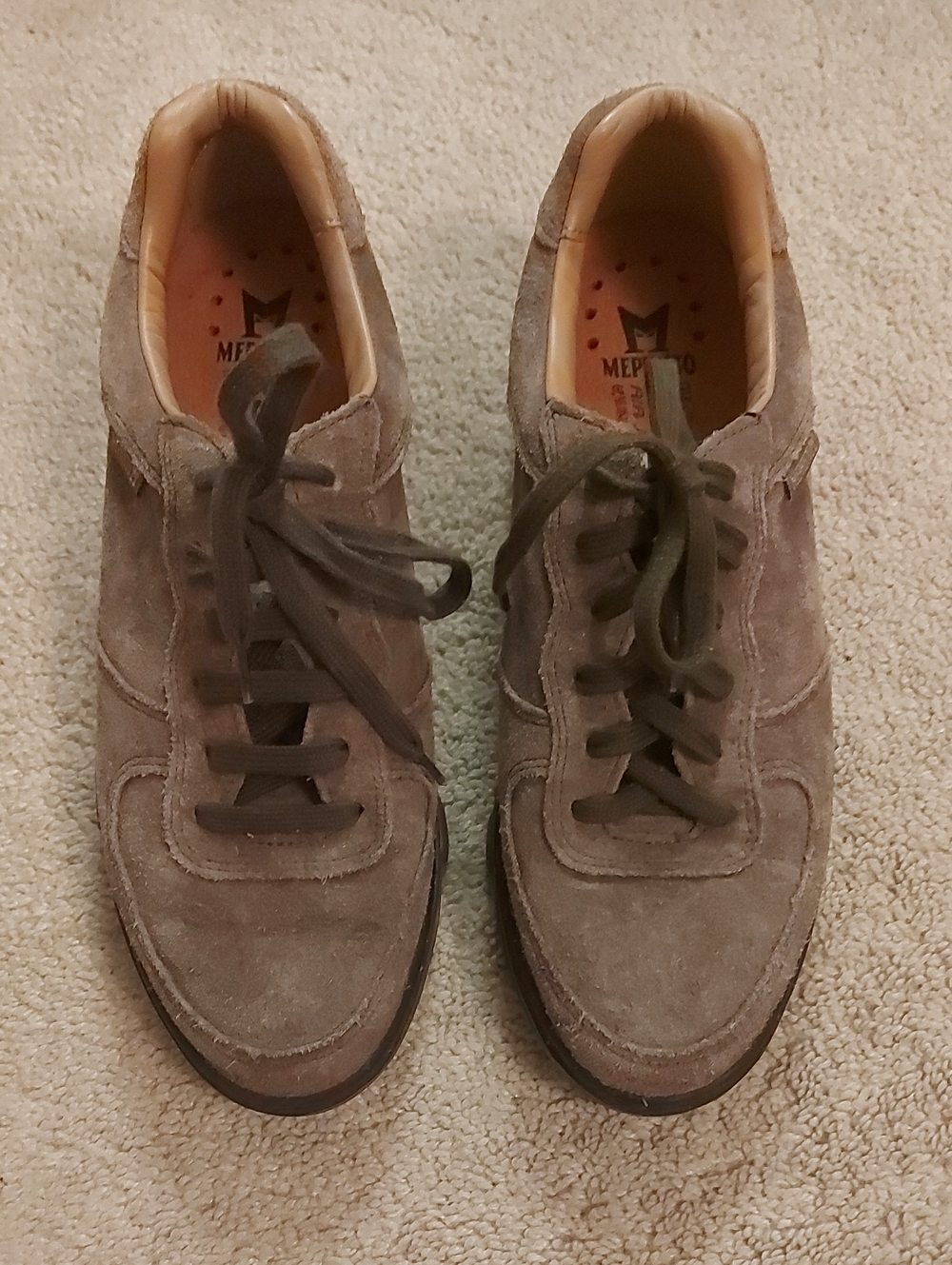 Mephisto Runoff air bag system vintage suede sneakers size 8